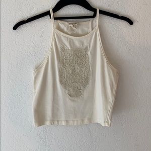 Cream cropped too with owl